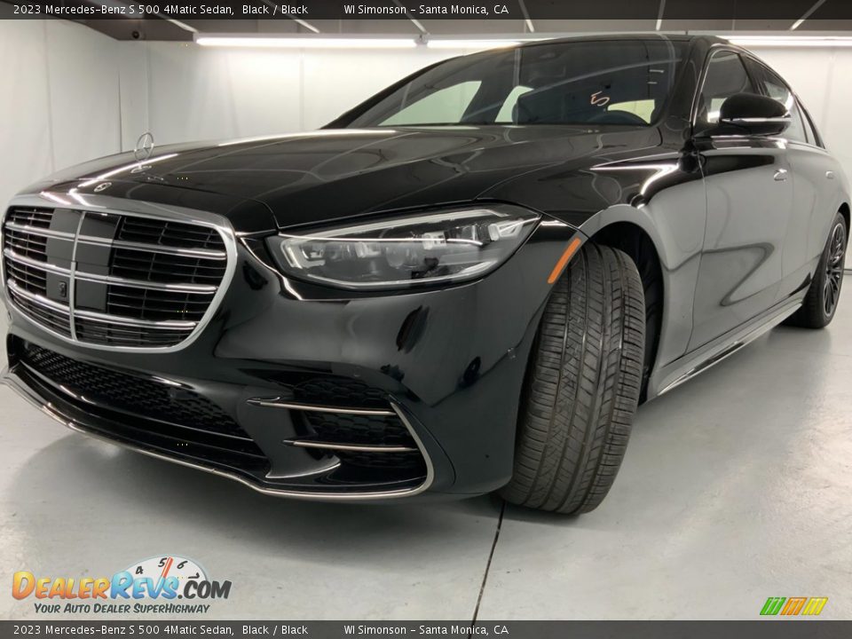 2023 Mercedes-Benz S 500 4Matic Sedan Black / Black Photo #7