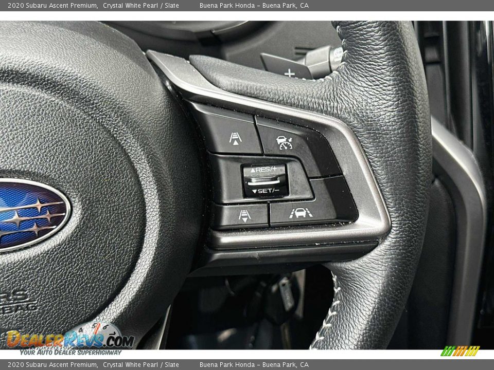 2020 Subaru Ascent Premium Crystal White Pearl / Slate Photo #26