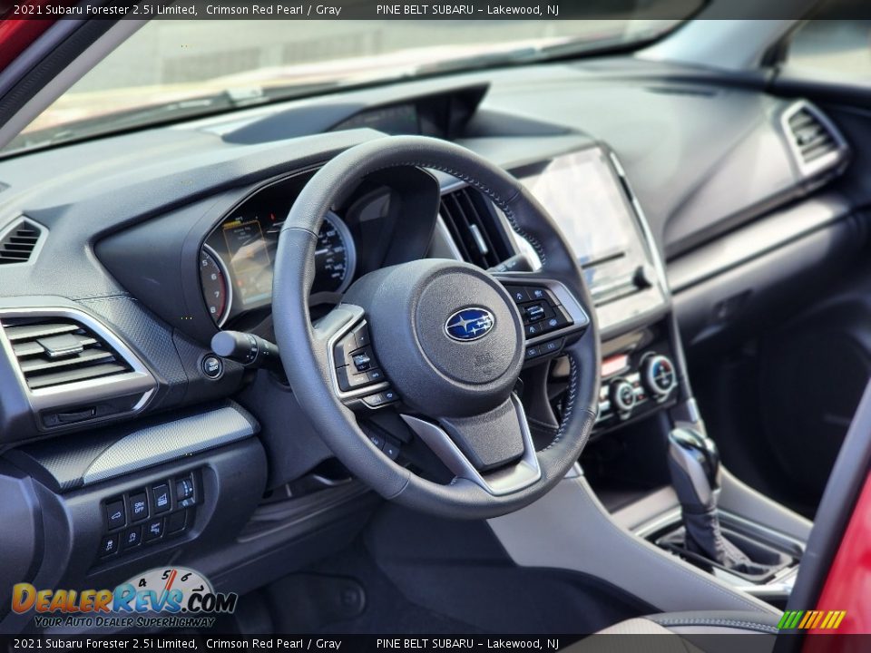 2021 Subaru Forester 2.5i Limited Crimson Red Pearl / Gray Photo #35