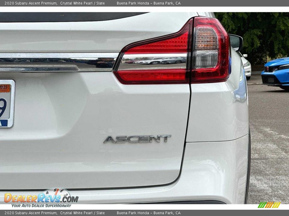 2020 Subaru Ascent Premium Crystal White Pearl / Slate Photo #31