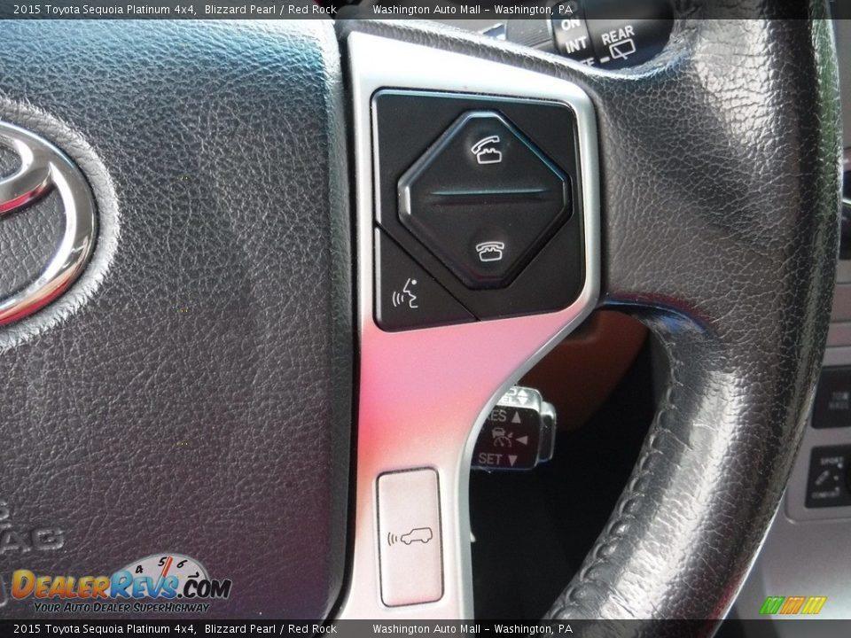 2015 Toyota Sequoia Platinum 4x4 Steering Wheel Photo #35