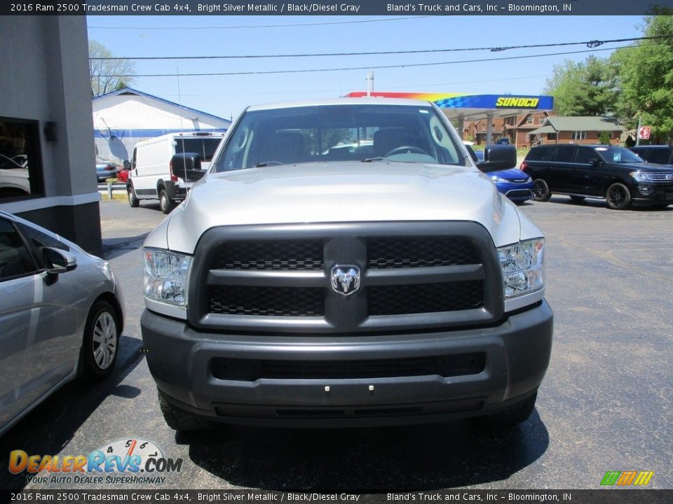 2016 Ram 2500 Tradesman Crew Cab 4x4 Bright Silver Metallic / Black/Diesel Gray Photo #20