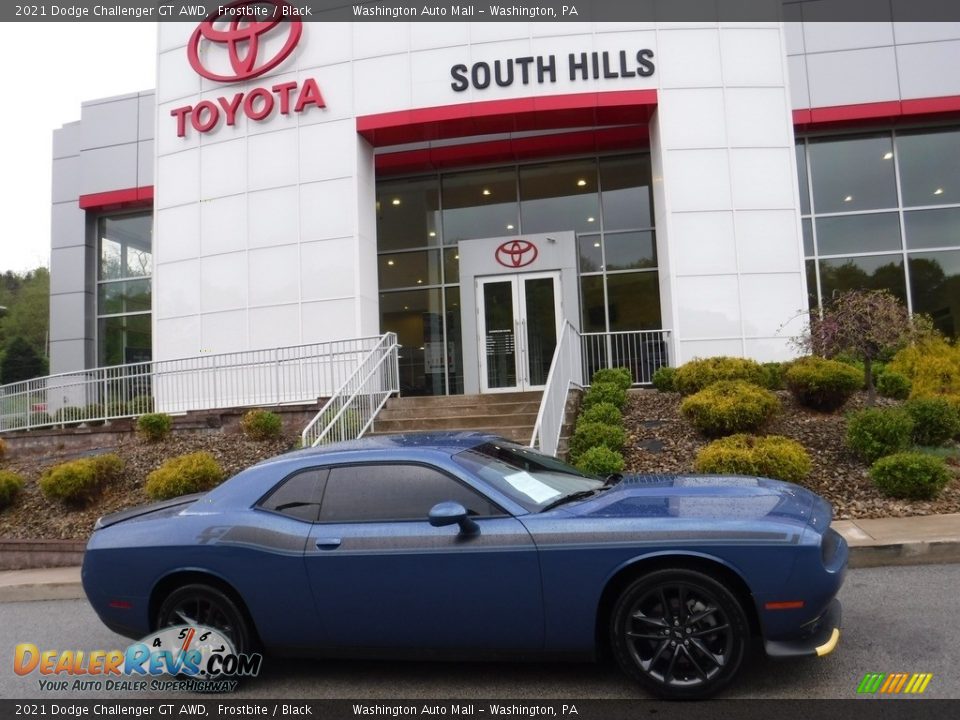 2021 Dodge Challenger GT AWD Frostbite / Black Photo #2