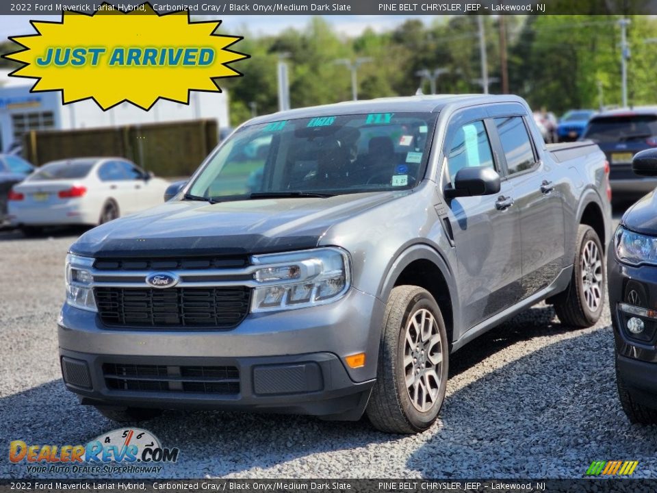 2022 Ford Maverick Lariat Hybrid Carbonized Gray / Black Onyx/Medium Dark Slate Photo #1