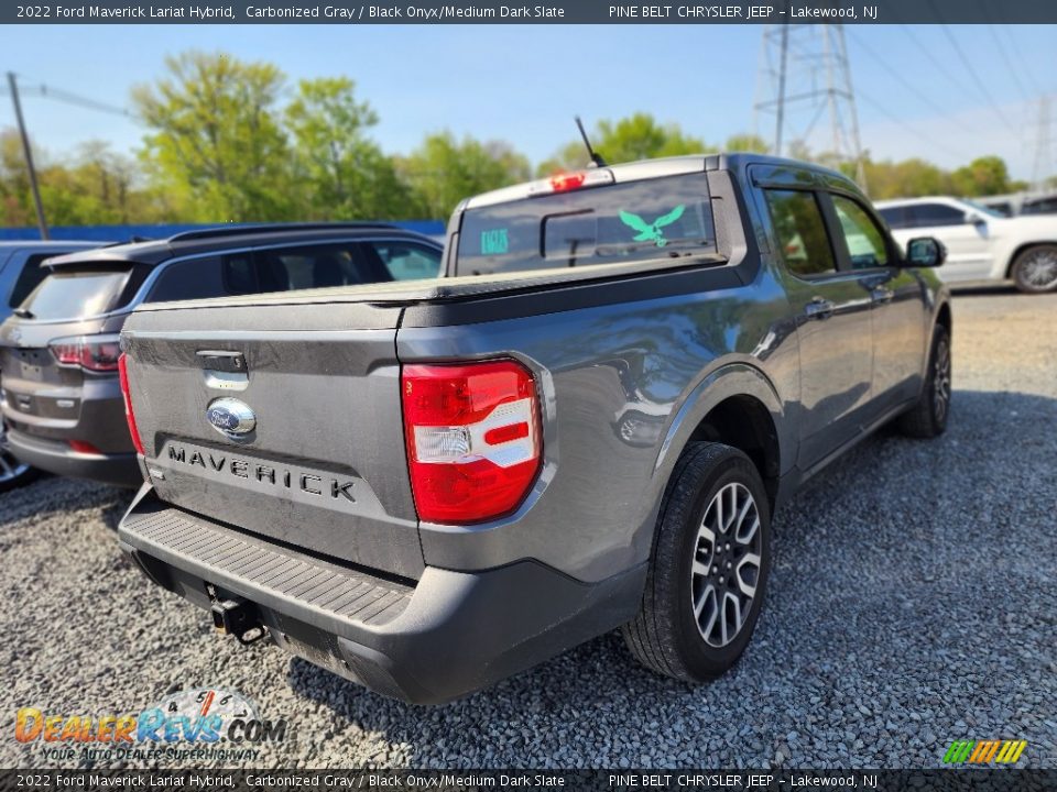 2022 Ford Maverick Lariat Hybrid Carbonized Gray / Black Onyx/Medium Dark Slate Photo #3