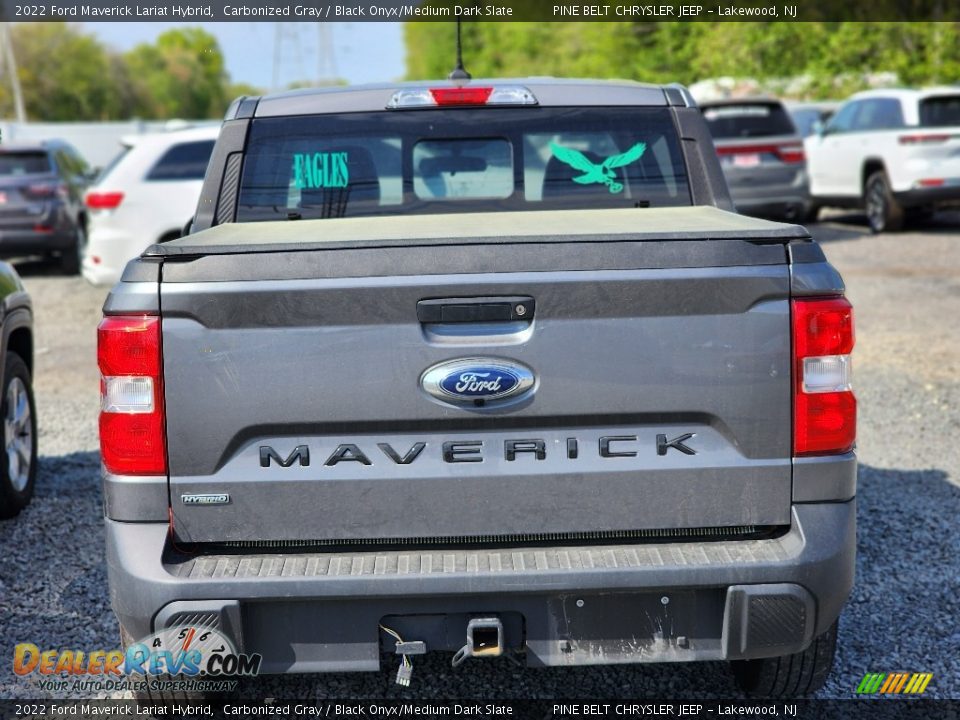 2022 Ford Maverick Lariat Hybrid Carbonized Gray / Black Onyx/Medium Dark Slate Photo #4