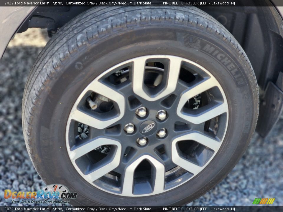 2022 Ford Maverick Lariat Hybrid Carbonized Gray / Black Onyx/Medium Dark Slate Photo #5