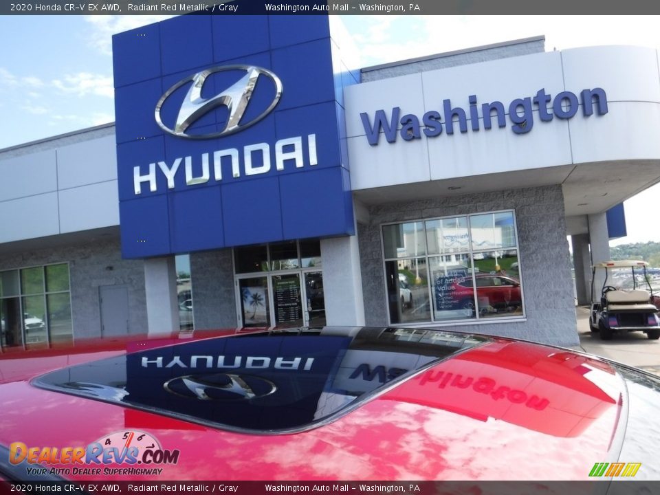 2020 Honda CR-V EX AWD Radiant Red Metallic / Gray Photo #3