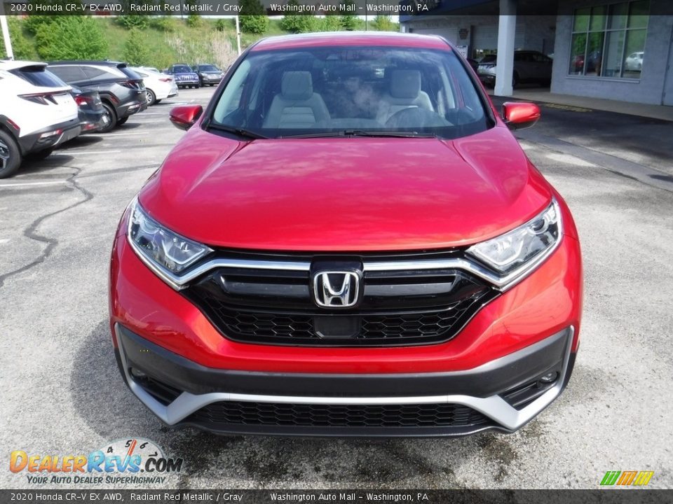 2020 Honda CR-V EX AWD Radiant Red Metallic / Gray Photo #4