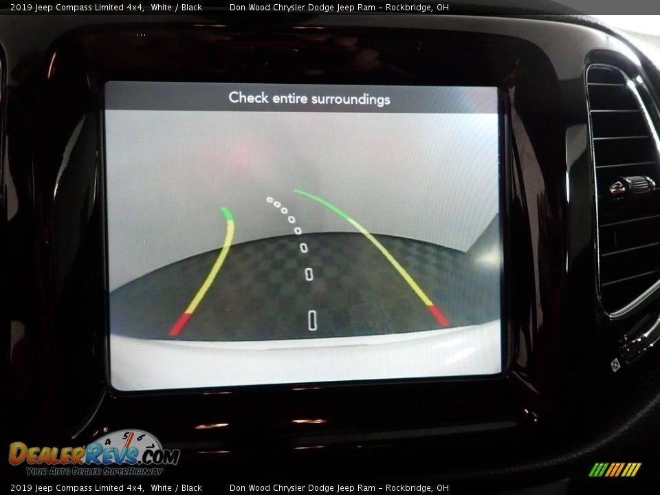 2019 Jeep Compass Limited 4x4 White / Black Photo #4