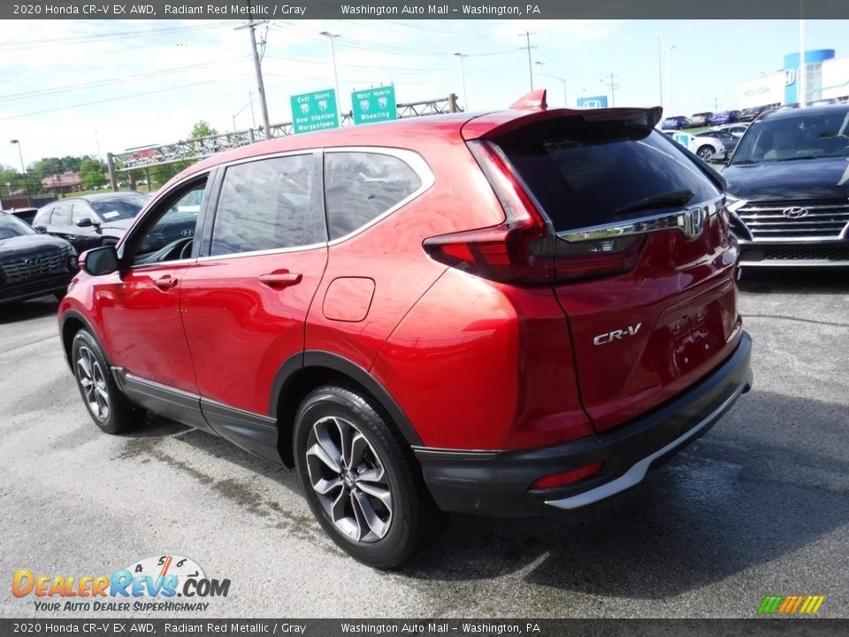 2020 Honda CR-V EX AWD Radiant Red Metallic / Gray Photo #6