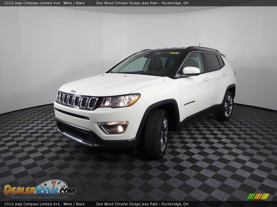 2019 Jeep Compass Limited 4x4 White / Black Photo #6