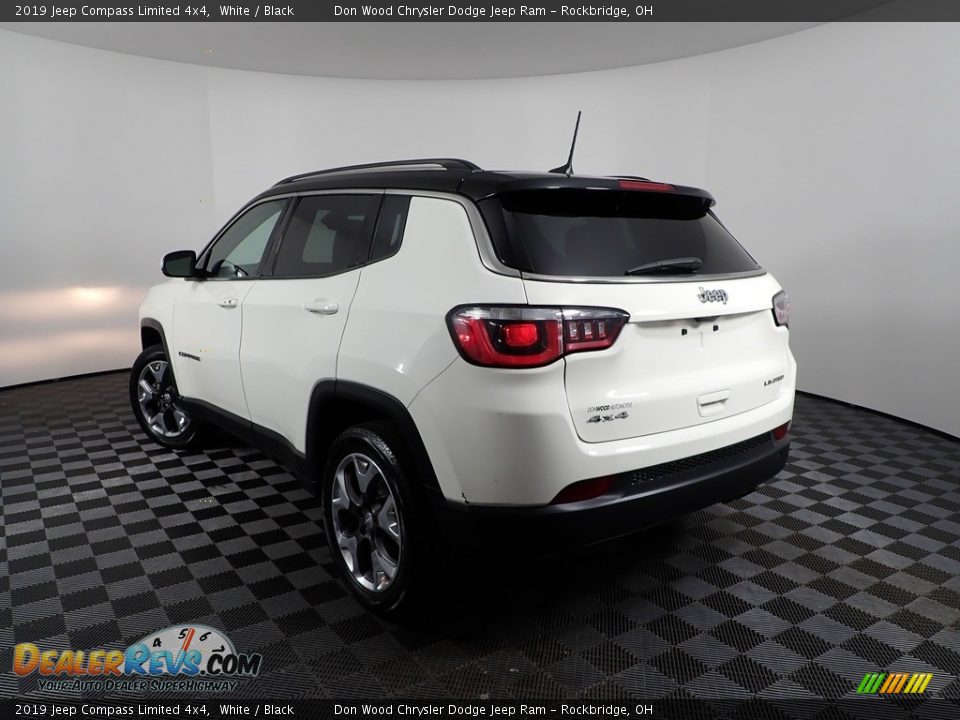 2019 Jeep Compass Limited 4x4 White / Black Photo #7