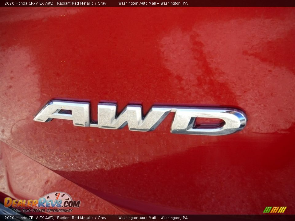 2020 Honda CR-V EX AWD Radiant Red Metallic / Gray Photo #9