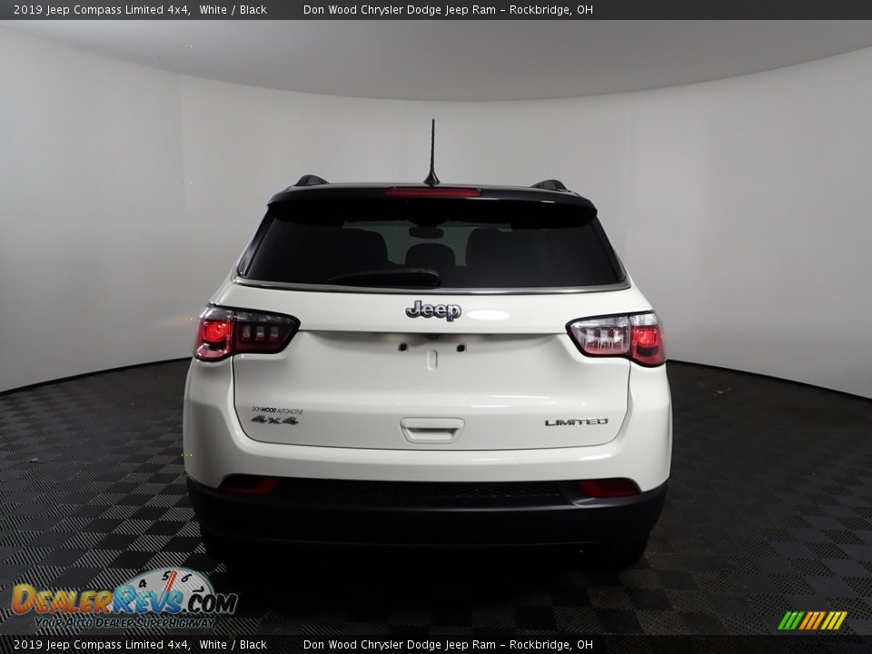 2019 Jeep Compass Limited 4x4 White / Black Photo #8