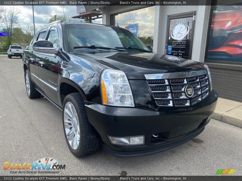 2012 Cadillac Escalade EXT Premium AWD Black Raven / Ebony/Ebony Photo #2