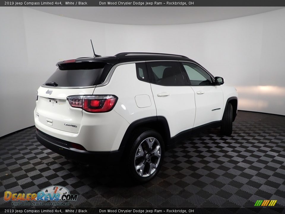 2019 Jeep Compass Limited 4x4 White / Black Photo #11
