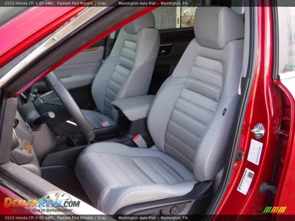 2020 Honda CR-V EX AWD Radiant Red Metallic / Gray Photo #13