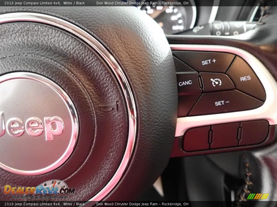2019 Jeep Compass Limited 4x4 White / Black Photo #18