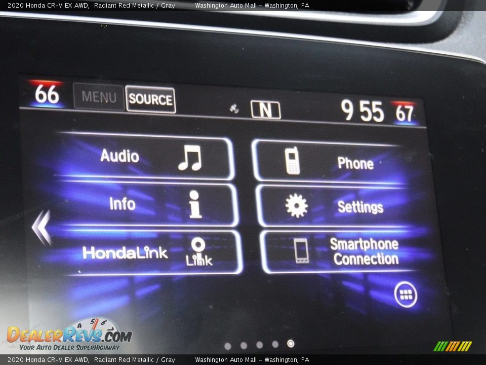 2020 Honda CR-V EX AWD Radiant Red Metallic / Gray Photo #19