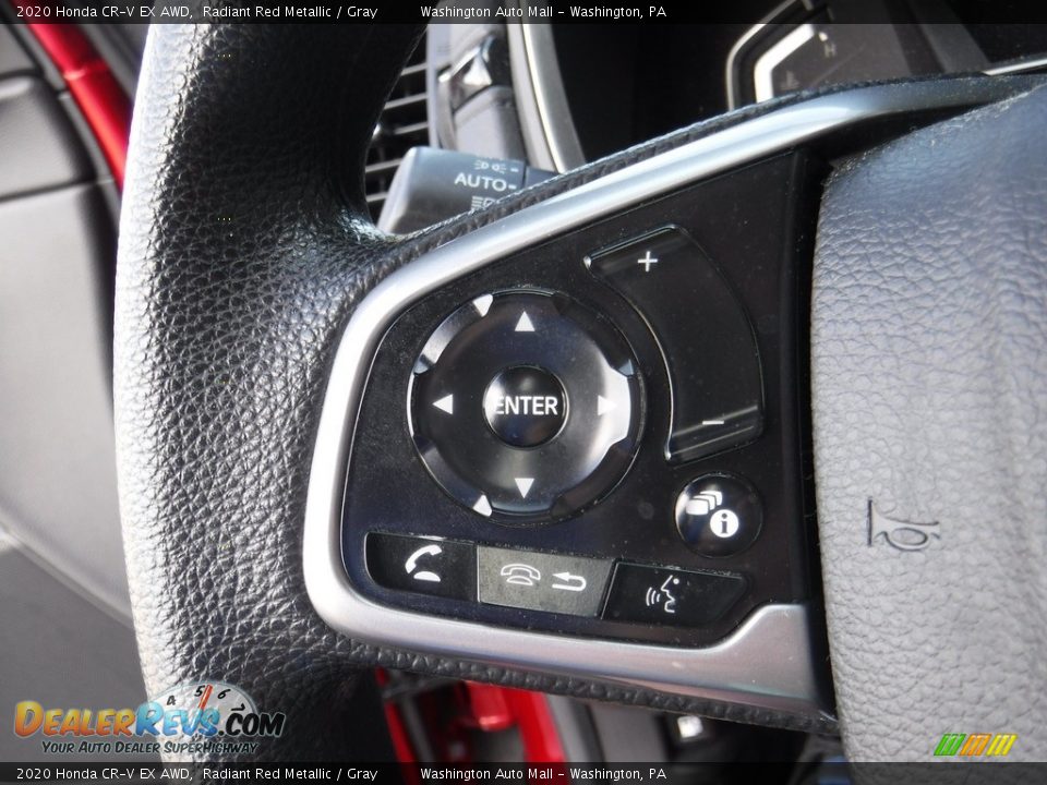 2020 Honda CR-V EX AWD Radiant Red Metallic / Gray Photo #23