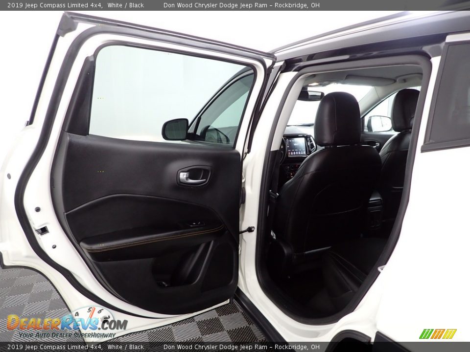 2019 Jeep Compass Limited 4x4 White / Black Photo #22