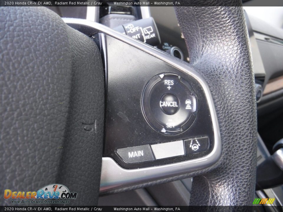 2020 Honda CR-V EX AWD Radiant Red Metallic / Gray Photo #24