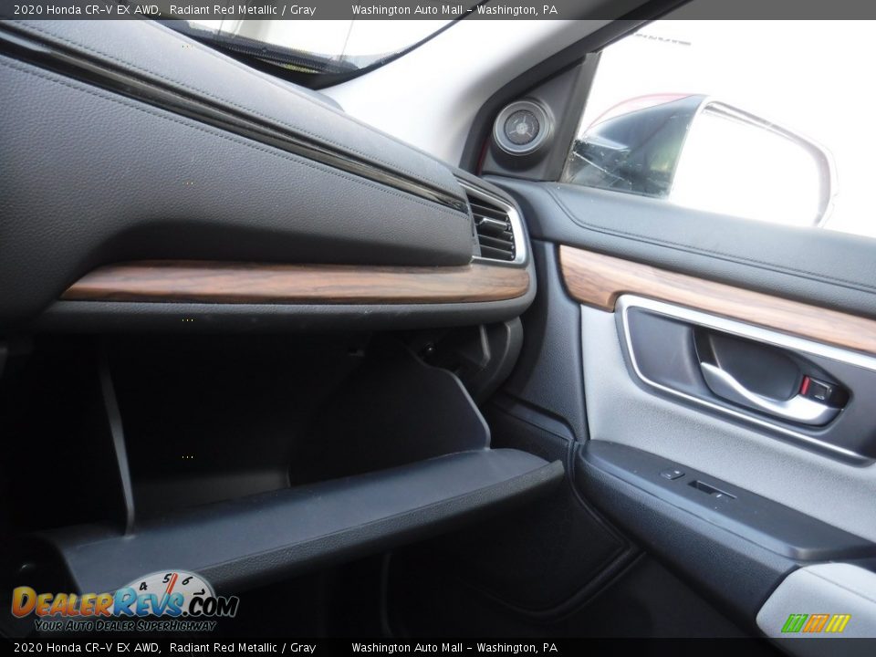 2020 Honda CR-V EX AWD Radiant Red Metallic / Gray Photo #25