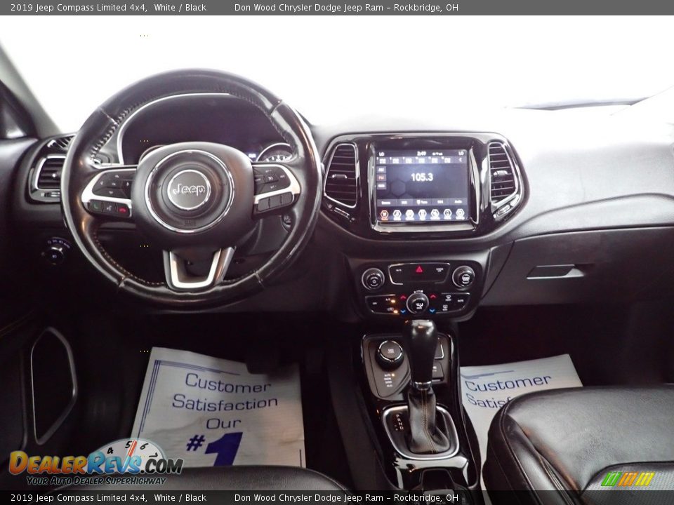2019 Jeep Compass Limited 4x4 White / Black Photo #24