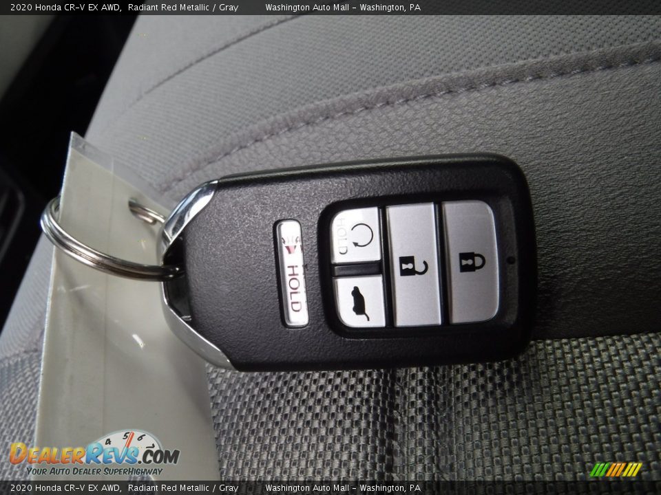 2020 Honda CR-V EX AWD Radiant Red Metallic / Gray Photo #27