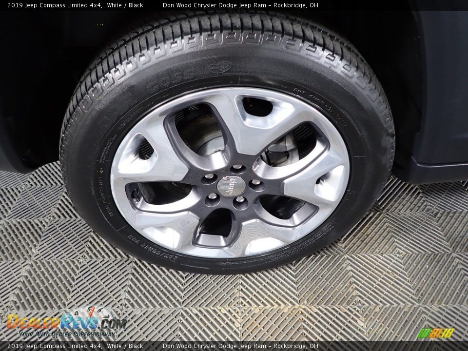 2019 Jeep Compass Limited 4x4 White / Black Photo #29