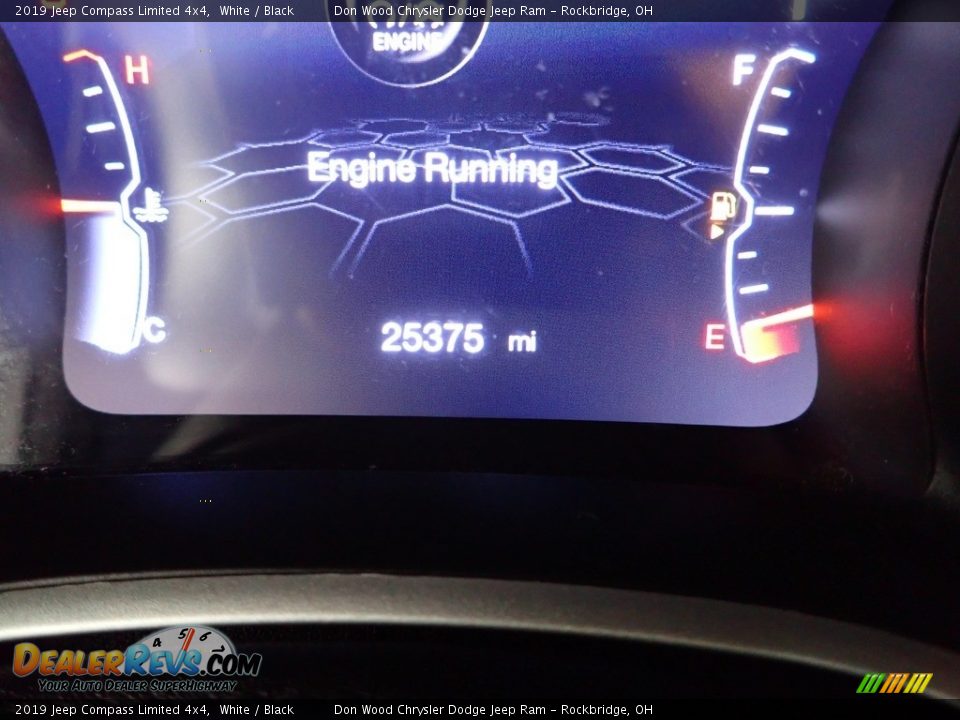 2019 Jeep Compass Limited 4x4 White / Black Photo #30