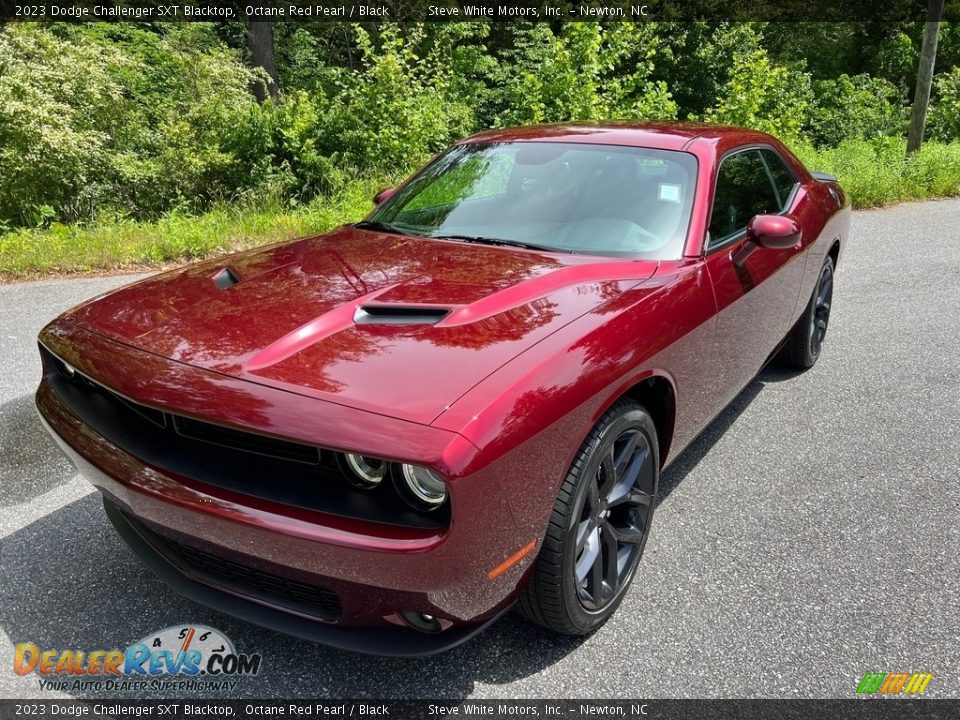 2023 Dodge Challenger SXT Blacktop Octane Red Pearl / Black Photo #2