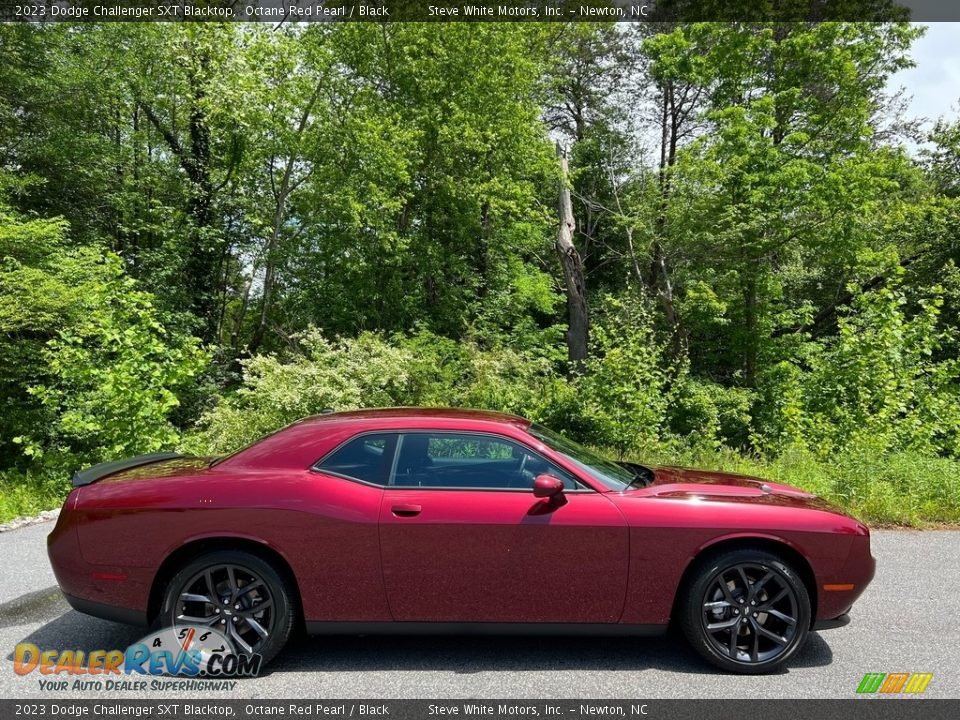 Octane Red Pearl 2023 Dodge Challenger SXT Blacktop Photo #5