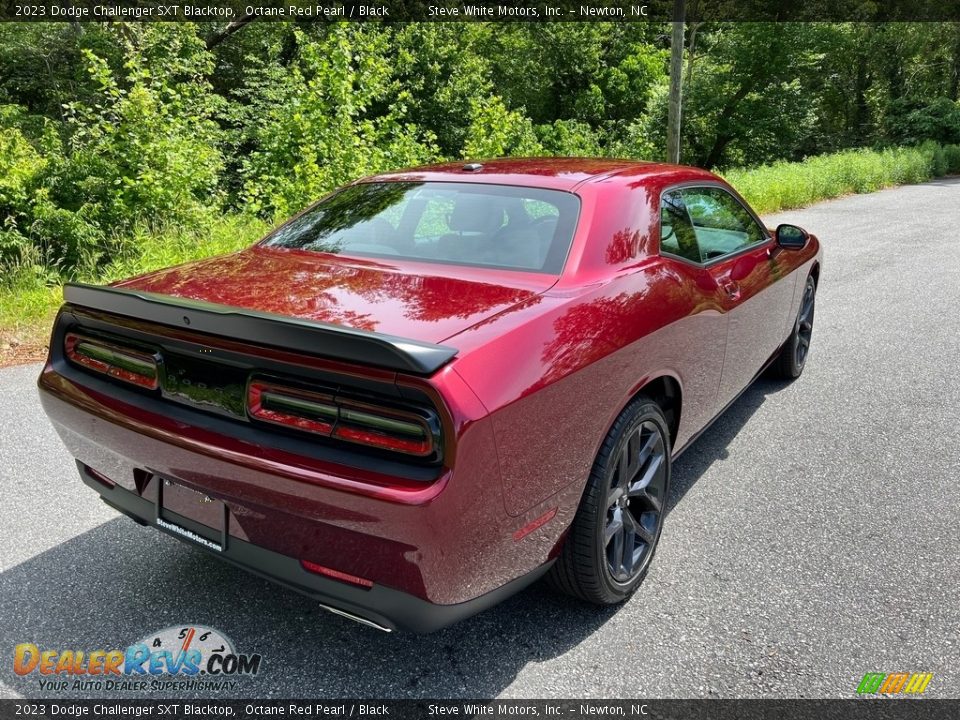 2023 Dodge Challenger SXT Blacktop Octane Red Pearl / Black Photo #6