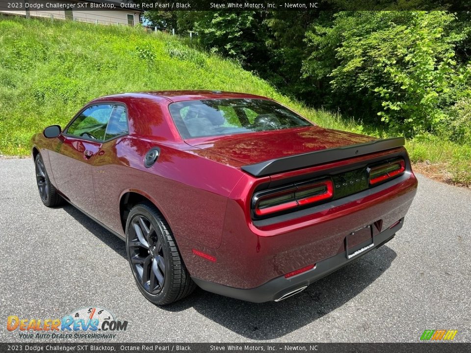 Octane Red Pearl 2023 Dodge Challenger SXT Blacktop Photo #8