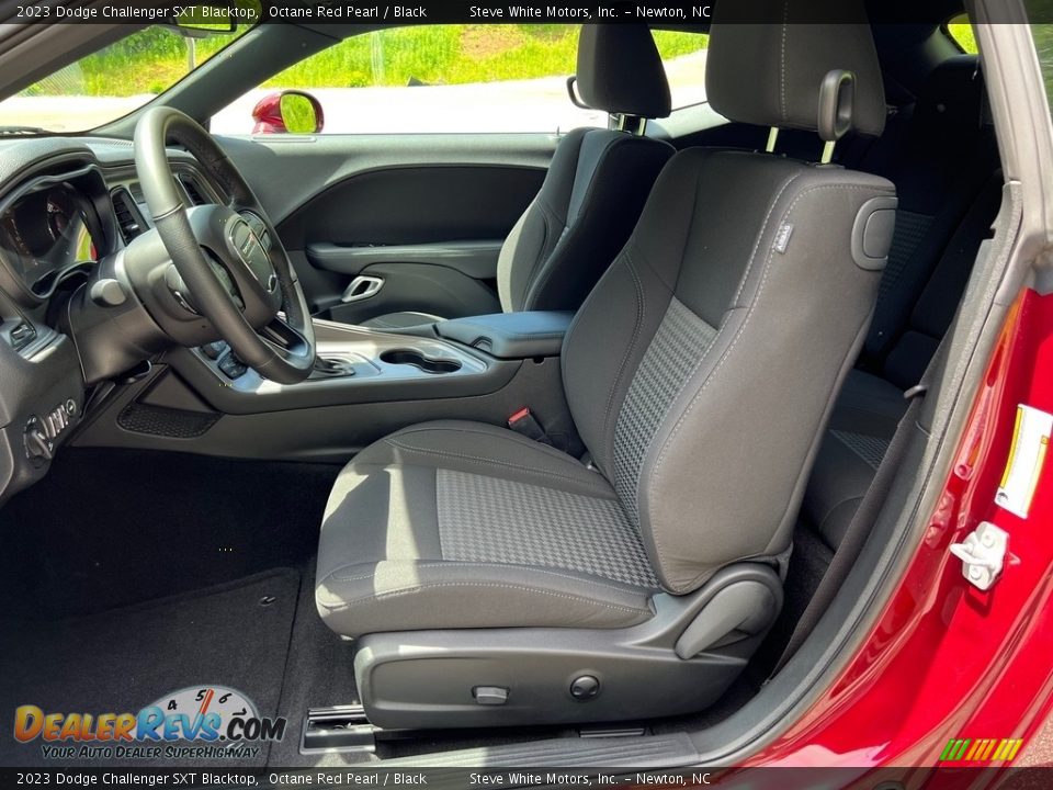 Front Seat of 2023 Dodge Challenger SXT Blacktop Photo #12