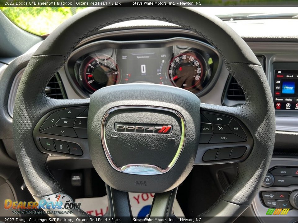 2023 Dodge Challenger SXT Blacktop Steering Wheel Photo #18