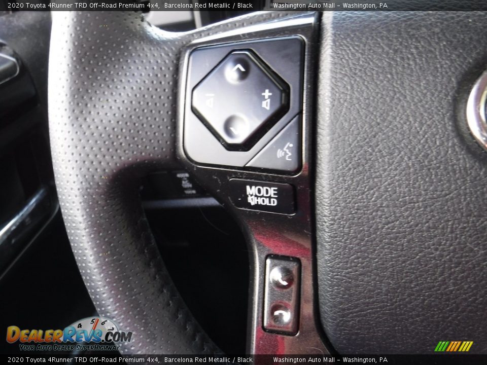 2020 Toyota 4Runner TRD Off-Road Premium 4x4 Barcelona Red Metallic / Black Photo #11