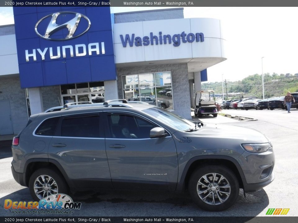 2020 Jeep Cherokee Latitude Plus 4x4 Sting-Gray / Black Photo #2