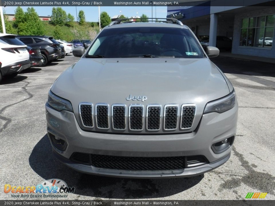 2020 Jeep Cherokee Latitude Plus 4x4 Sting-Gray / Black Photo #6