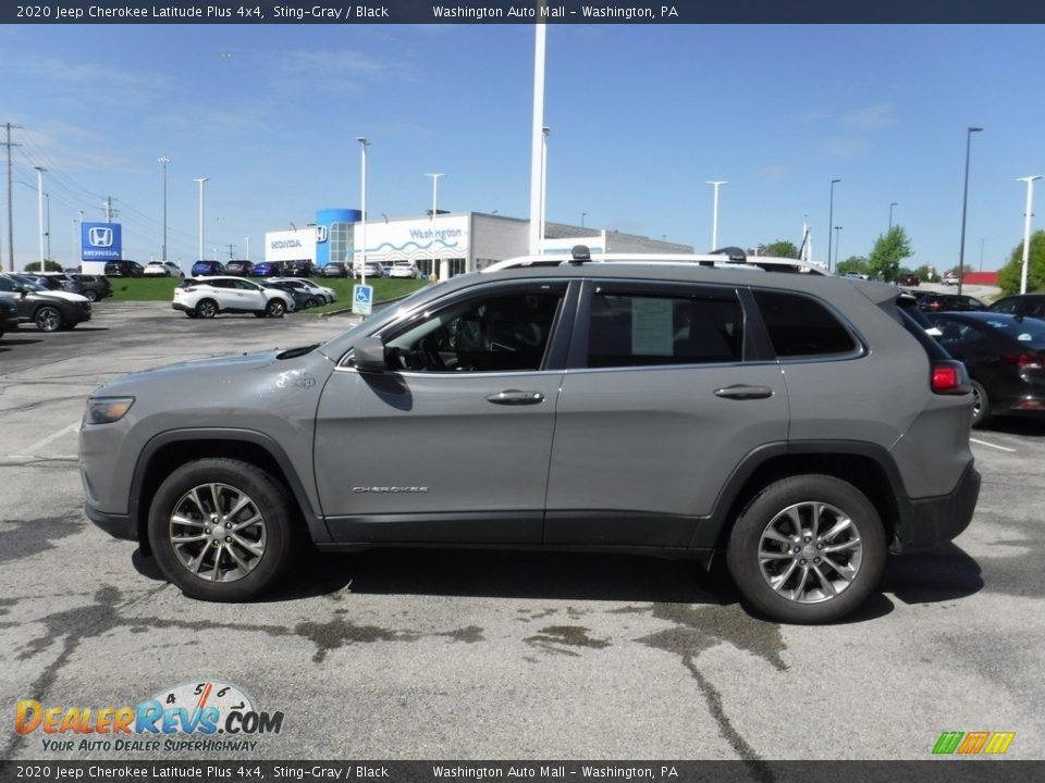 2020 Jeep Cherokee Latitude Plus 4x4 Sting-Gray / Black Photo #8