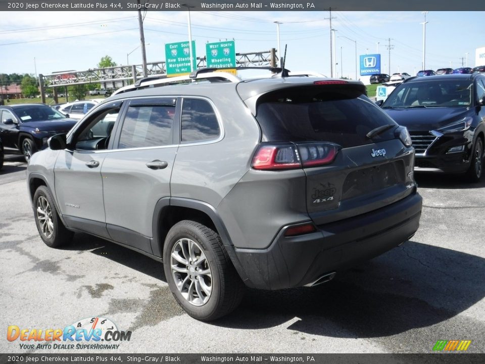 2020 Jeep Cherokee Latitude Plus 4x4 Sting-Gray / Black Photo #9