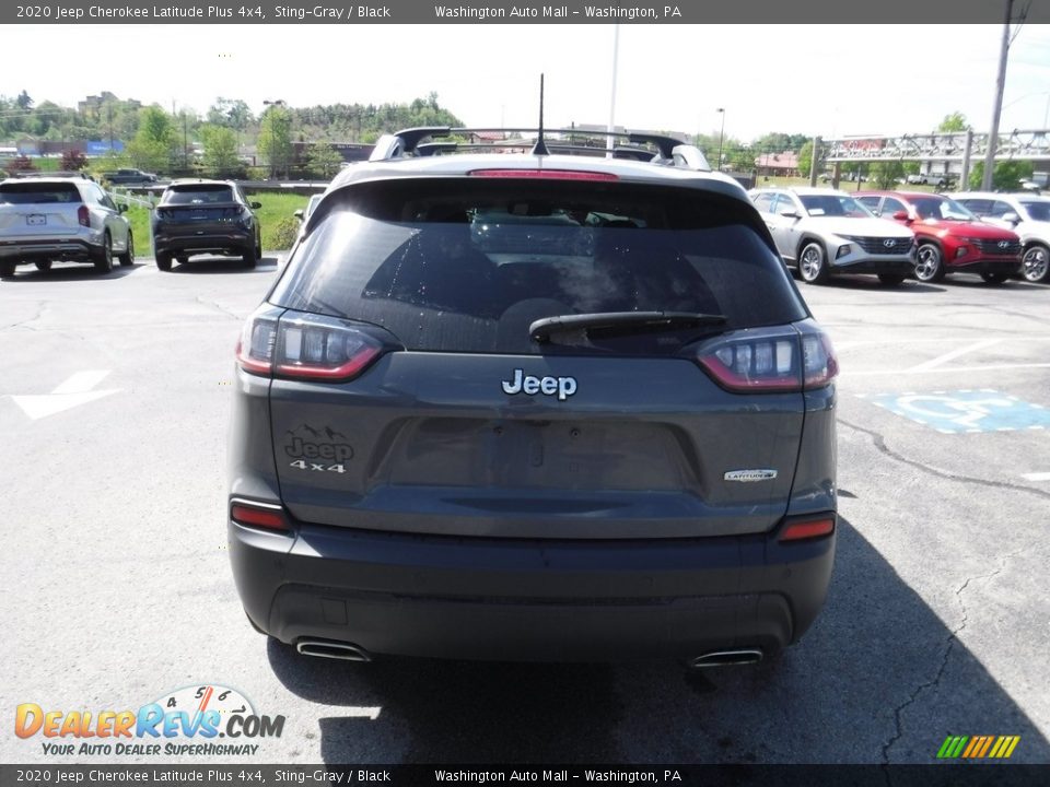 2020 Jeep Cherokee Latitude Plus 4x4 Sting-Gray / Black Photo #10