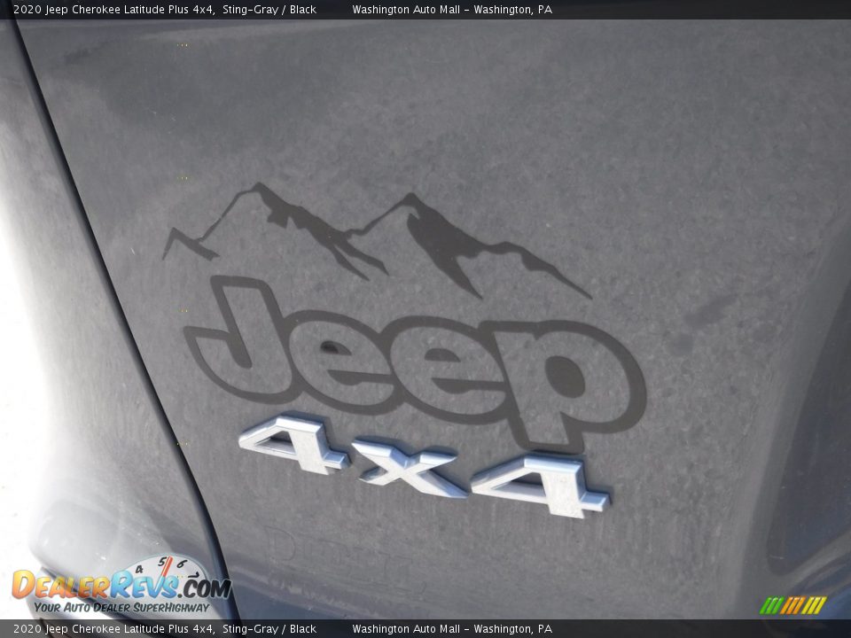 2020 Jeep Cherokee Latitude Plus 4x4 Sting-Gray / Black Photo #11