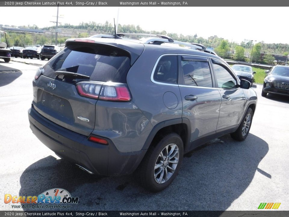 2020 Jeep Cherokee Latitude Plus 4x4 Sting-Gray / Black Photo #13