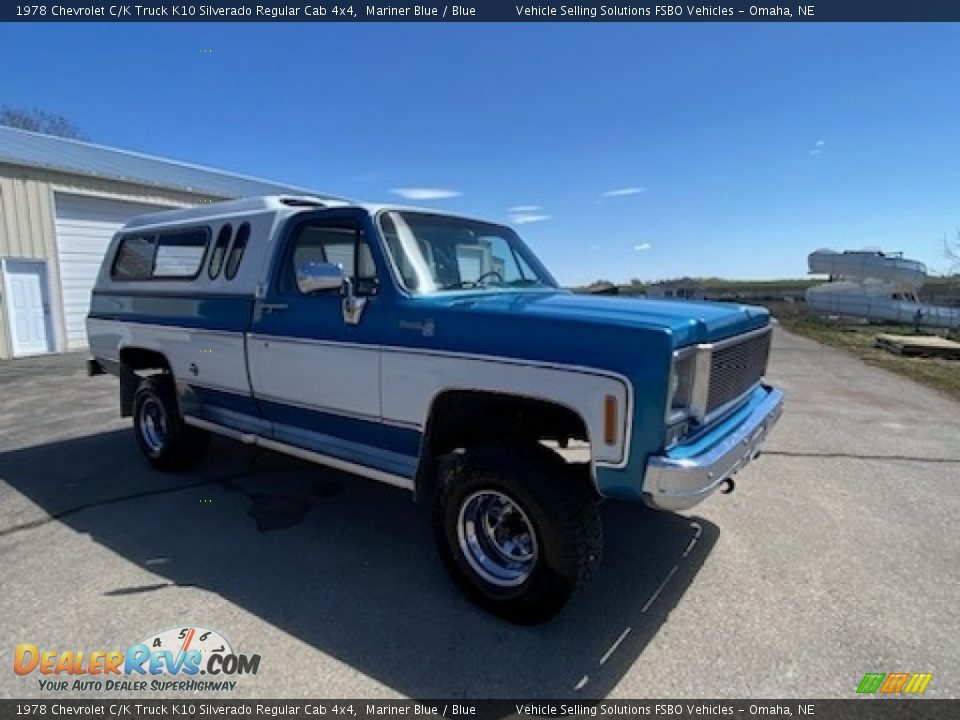 Front 3/4 View of 1978 Chevrolet C/K Truck K10 Silverado Regular Cab 4x4 Photo #3