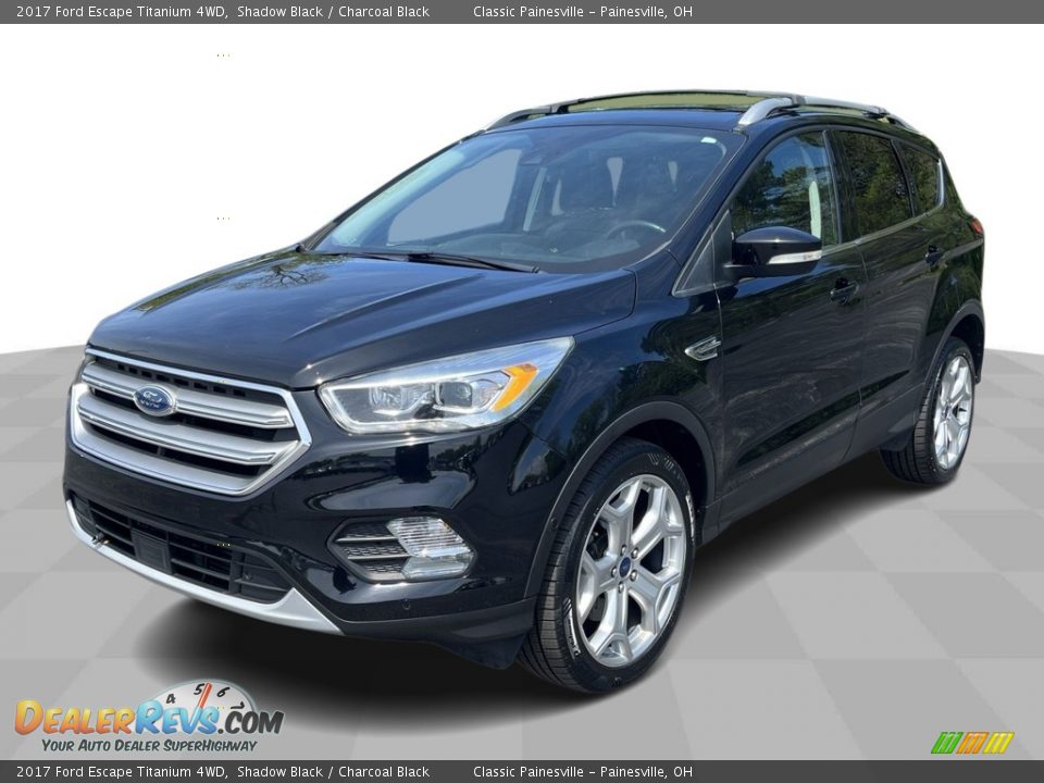 2017 Ford Escape Titanium 4WD Shadow Black / Charcoal Black Photo #1