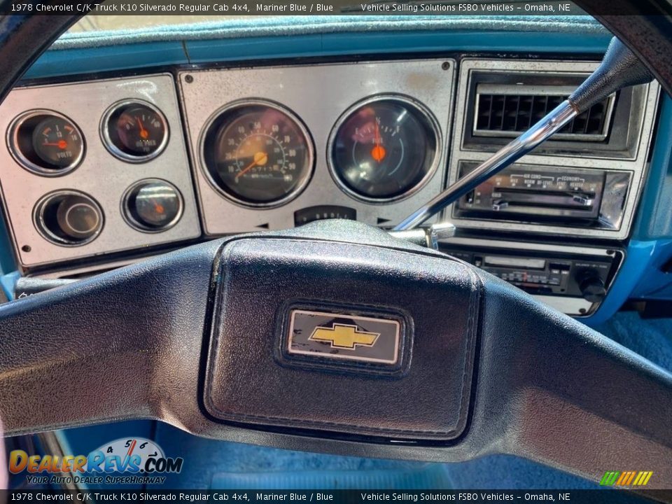 1978 Chevrolet C/K Truck K10 Silverado Regular Cab 4x4 Gauges Photo #9