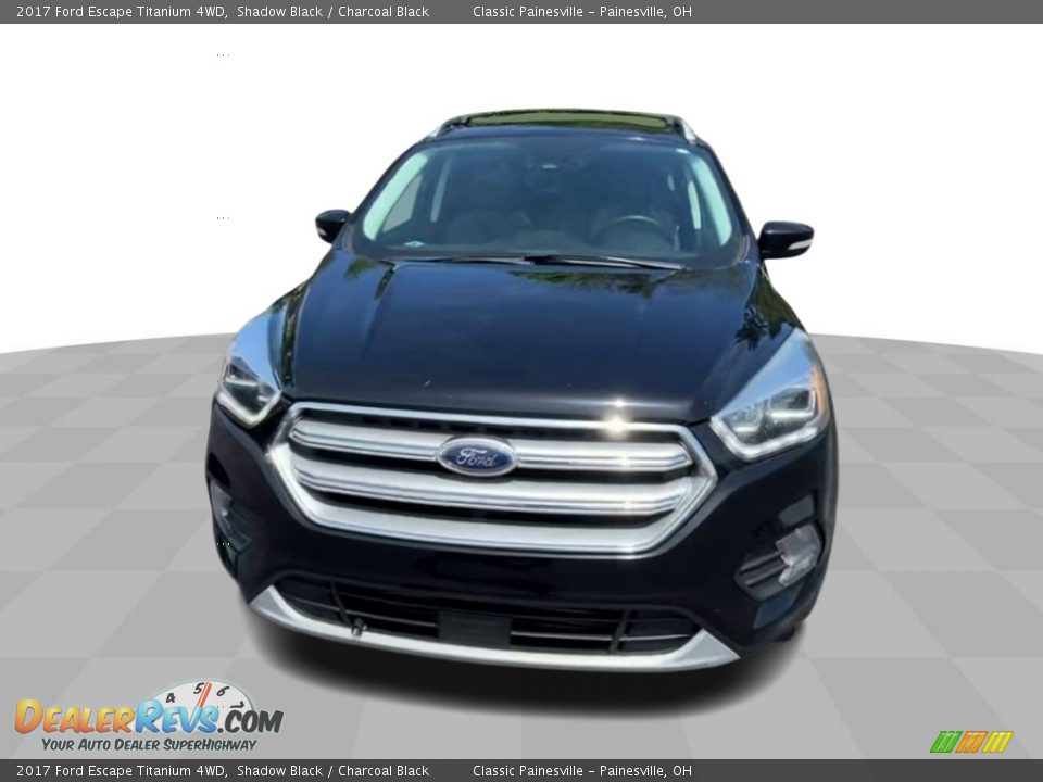 2017 Ford Escape Titanium 4WD Shadow Black / Charcoal Black Photo #3